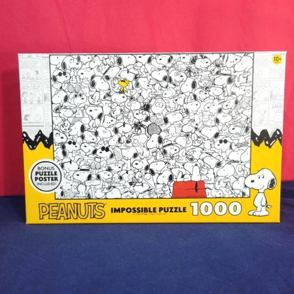 Everything Snoopy Impossible 1000 piece puzzle - Picture 1 of 9